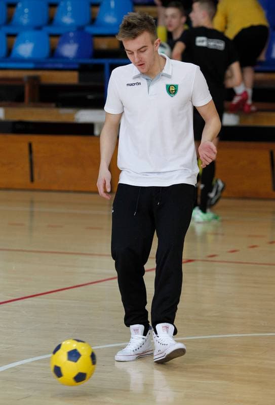 Football. GKS Katowice. Training. 05.02.2015