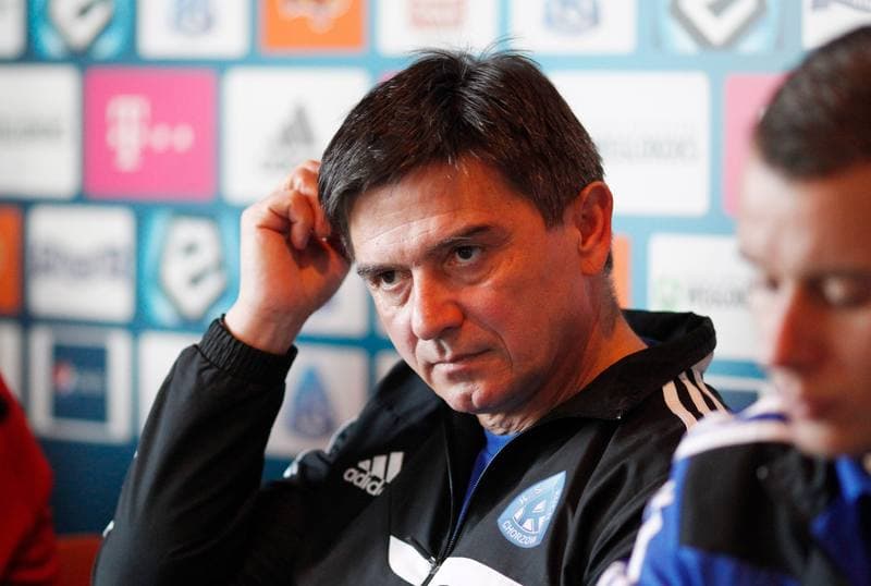 Football. Ruch Chorzow. Press Conference. 12.02.2015
