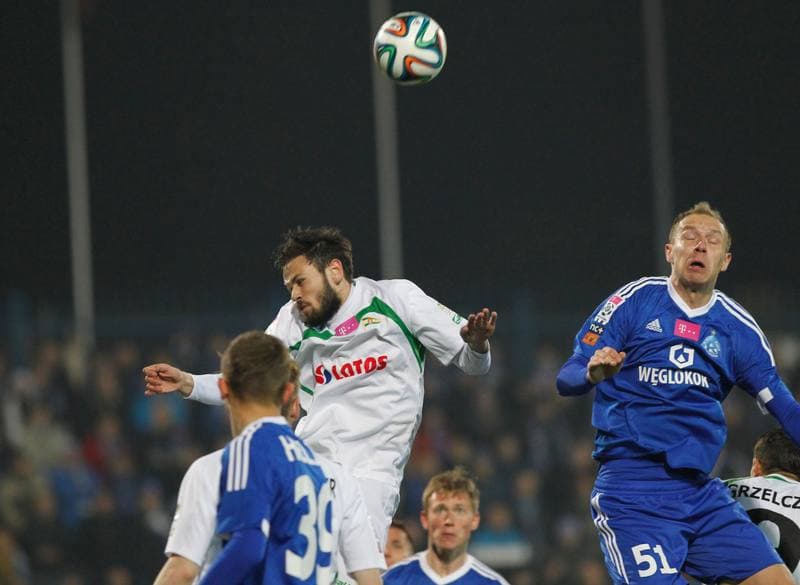 Football. T-Mobile Ekstraklasa. Ruch Chorzow - Lechia Gdansk. 27.02.2015