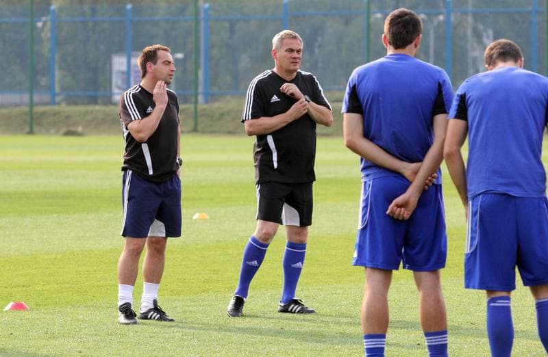 Football. Ruch Chorzow. Training. 10.01.2011