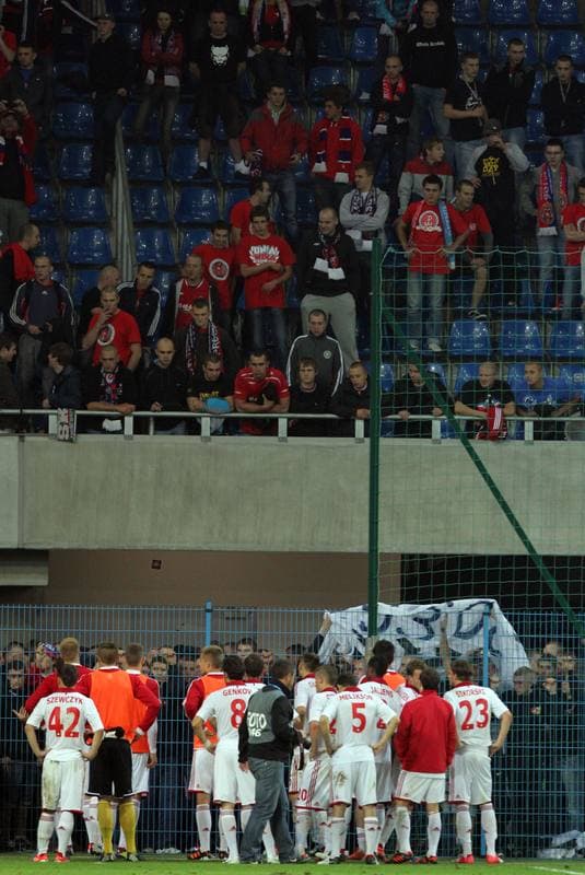 Football. T-Mobile Ekstraklasa. Piast Gliwice - Wisla Krakow. 01.10.2012