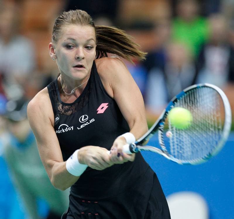 Tennis. Katowice Open. Agnieszka Radwanska - Klara Koukalova. 10.04.2015
