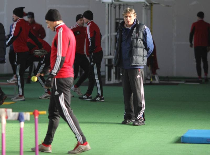Football. Gornik Zabrze. Training. 05.07.2012