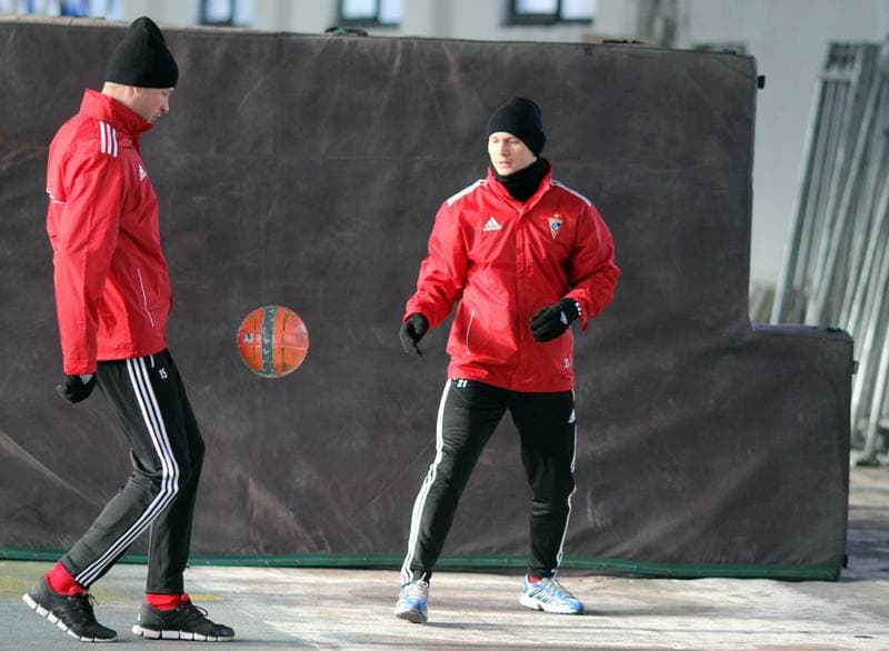 Football. Gornik Zabrze. Training. 05.07.2012