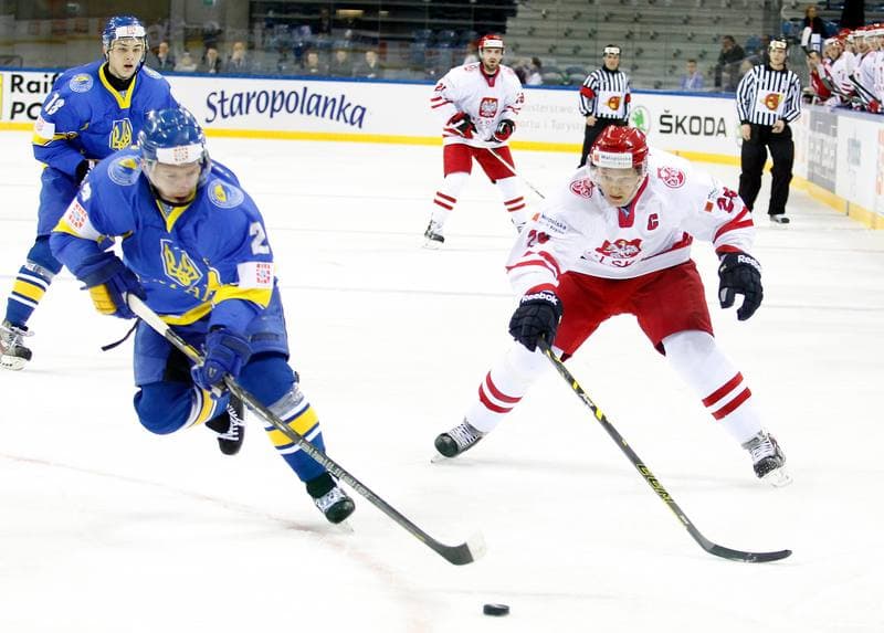 Ice Hockey. IIHF World Championship Division 1A. Poland - Ukraine. 22.04.2015