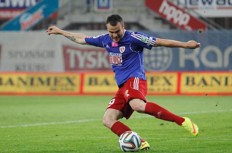 Football. T-Mobile Ekstraklasa. Piast Gliwice - GKS Belchatow. 19.05.2015