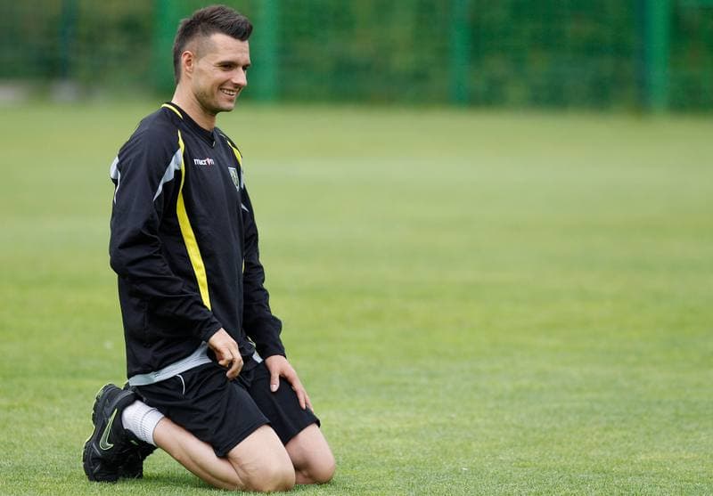 Football. GKS Katowice. Training. 07.08.2014