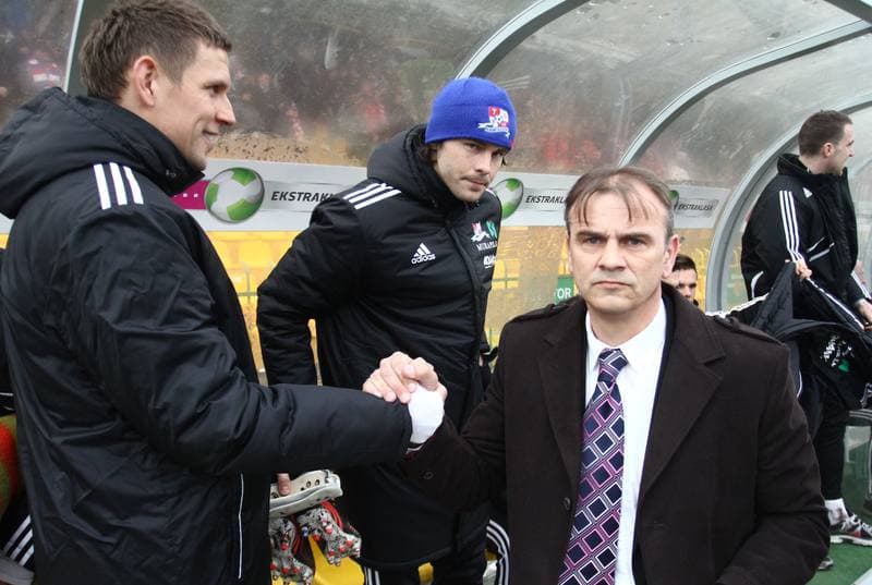 Football. T-Mobile Ekstraklasa. Podbeskidzie Bielsko-Biala - Jagiellonia Bialystok. 23.02.2013