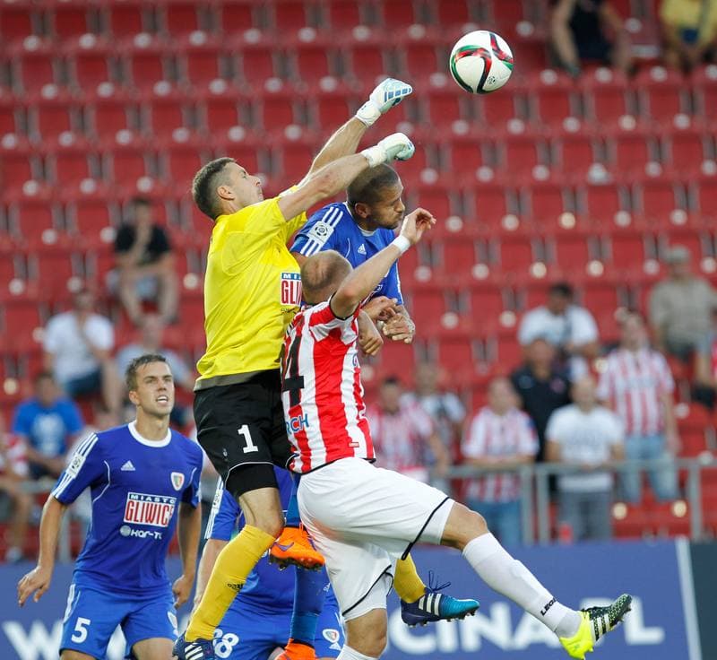 Football. PKO BP Ekstraklasa. Cracovia Krakow - Piast Gliwice. 07.08.2015
