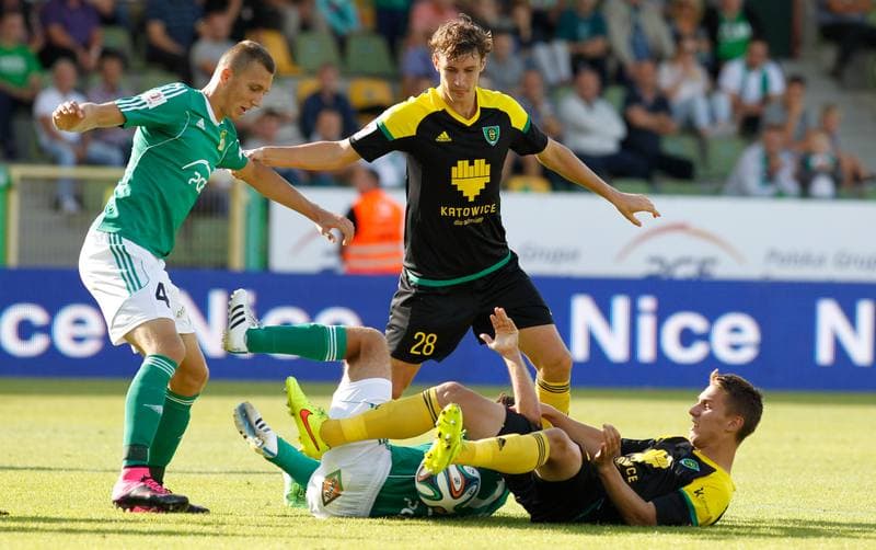 Football. Friendly Match. GKS Belchatow - GKS Katowice. 21.02.2015