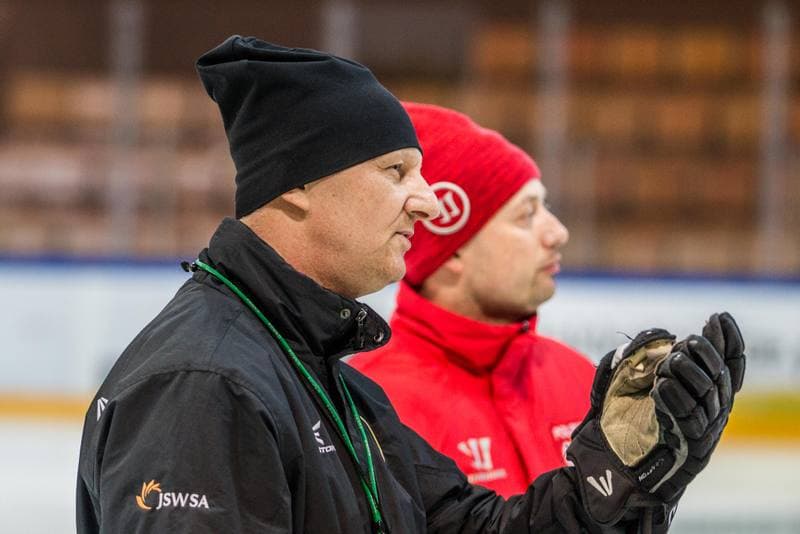 Ice Hockey. Poland national team. Training. 04.01.2022