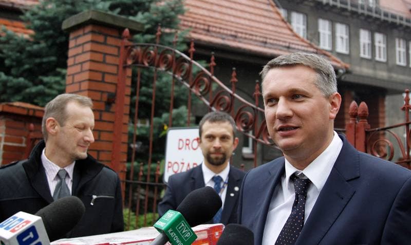 Przemyslaw Wipler. Press Conference. 21.10.2015