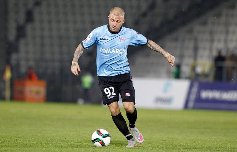 Football. PKO BP Ekstraklasa. Cracovia Krakow - Lechia Gdansk. 23.11.2015