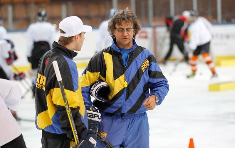 Ice Hockey. Jaroslaw Byrski Camp. Training. 27.11.2015