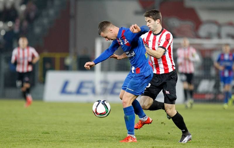 Football. PKO BP Ekstraklasa. Cracovia Krakow - Podbeskidzie Bielsko Biala. 02.12.2015
