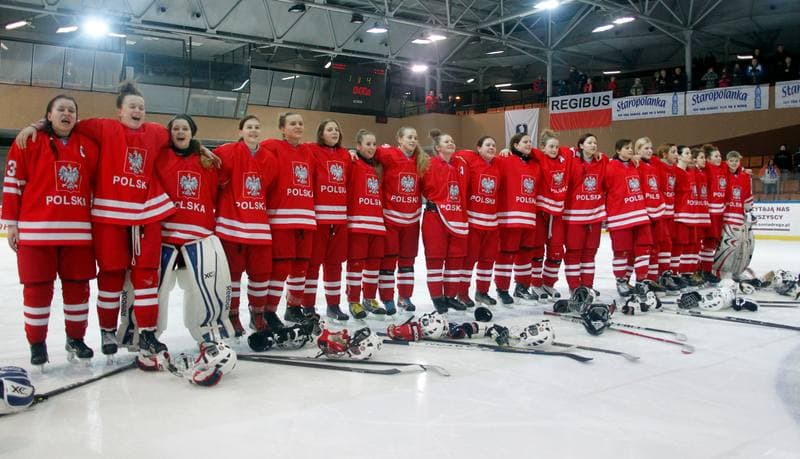 Ice Hockey. U18 Women's World Championship Division I. Poland - Great Britain. 25.01.2015