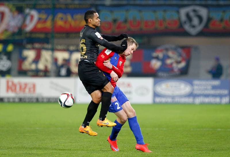 Football. PKO BP Ekstraklasa. Piast Gliwice - Cracovia Krakow. 05.12.2015