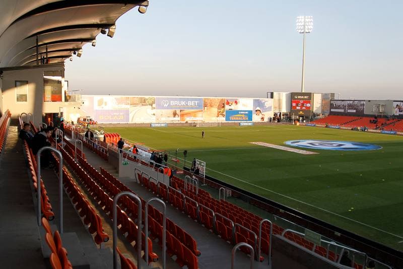 Football. PKO BP Ekstraklasa. Termalica Bruk-Bet Nieciecza - Ruch Chorzow. 19.12.2015