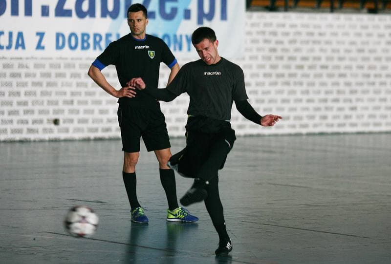 Football. GKS Katowice. Training. 07.08.2014
