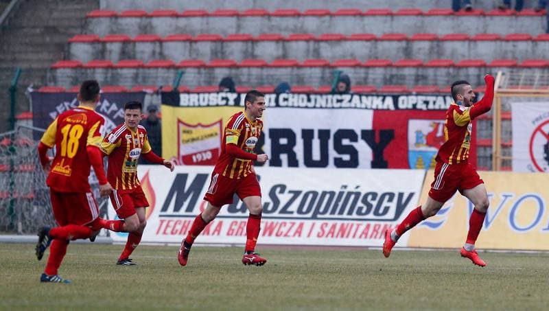 Football. I Liga. Chojniczanka Chojnice - GKS Katowice. 21.03.2015