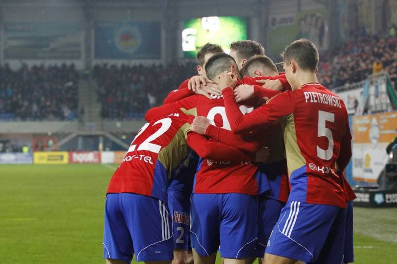 Football. PKO BP Ekstraklasa. Piast Gliwice - Lech Poznan. 20.12.2015