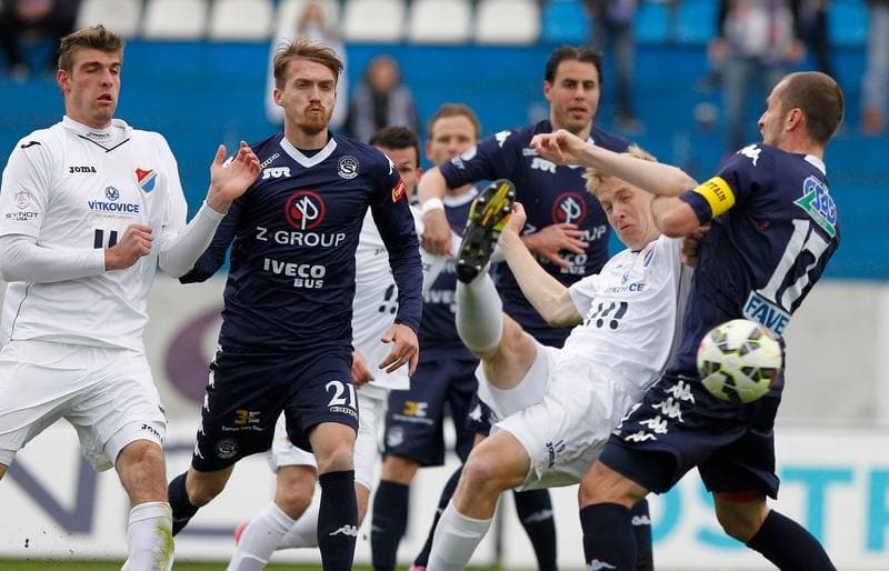 Football. SYNOT LIGA. Banik Ostrava - 1 FC Slovacko. 18.04.2015