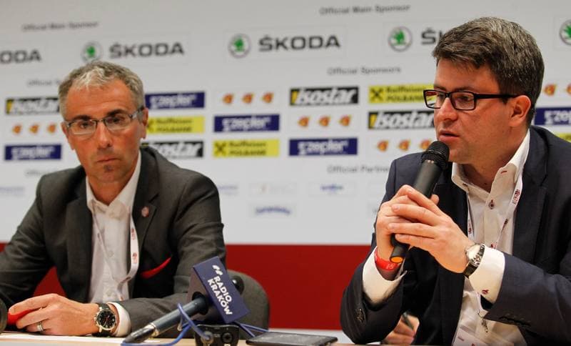 Ice Hockey. Tauron KH GKS Katowice. Press Conference. 22.04.2015