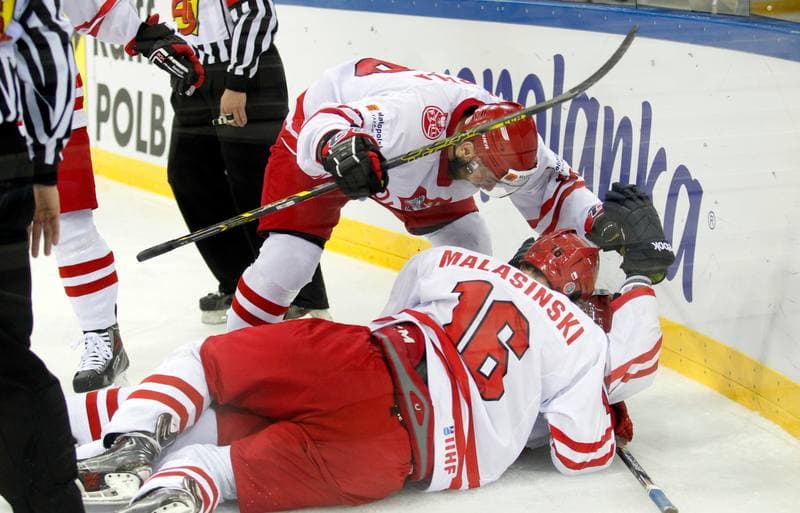 Ice Hockey. IIHF World Championship Division 1A. Poland - Kazakhstan. 23.04.2015