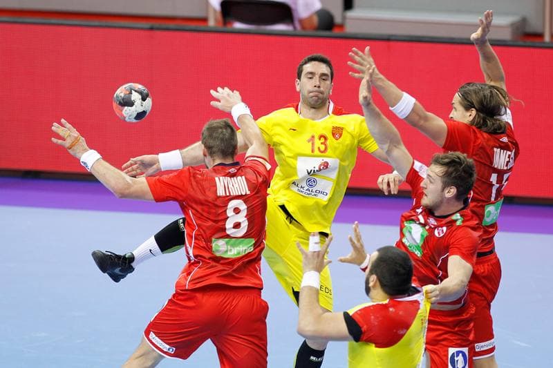 Handball. EHF Euro 2016. Macedonia - Norway. 25.01.2016