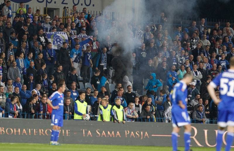 Football. T-Mobile Ekstraklasa. Ruch Chorzow - Legia Warsaw. 24.04.2015