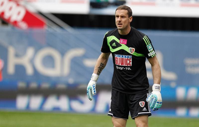 Football. T-Mobile Ekstraklasa. Piast Gliwice - Podbeskidzie Bielsko Biala. 26.04.2015