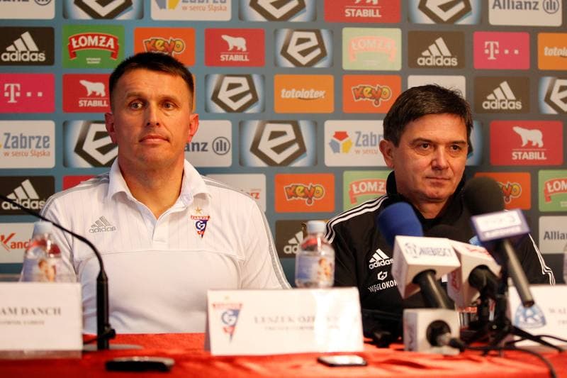 Football. Gornik Zabrze. Press Conference. 18.02.2016
