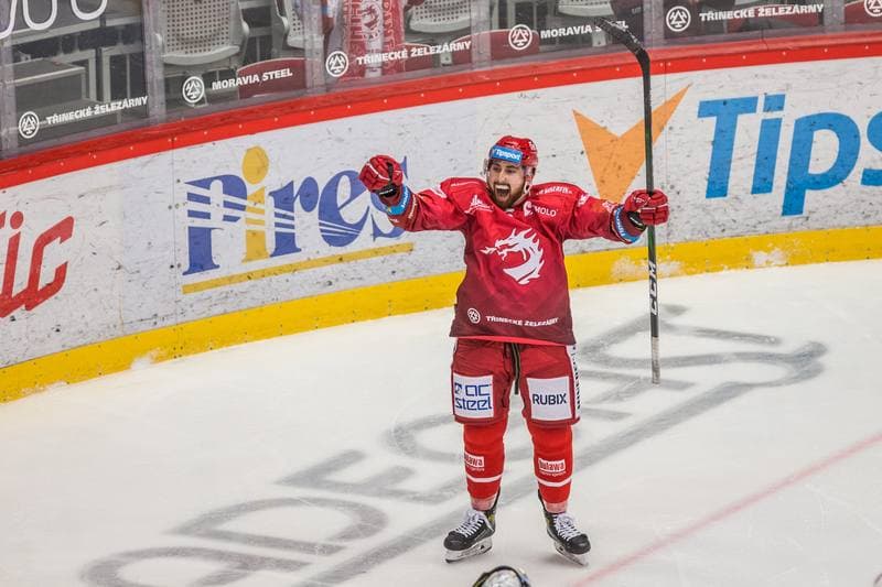 Ice Hockey. Tipsport Extraliga. Ocelari Trinec - Energie Karlovy Vary. 21.02.2022
