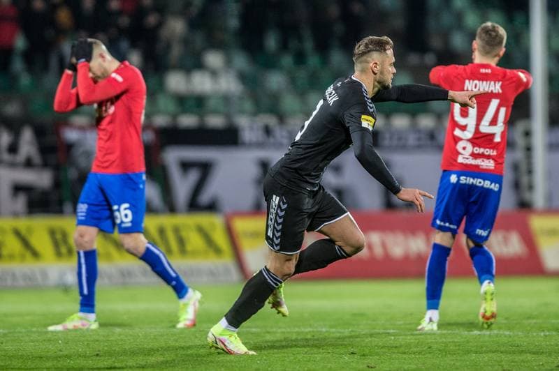 Football. Fortuna I Liga. Zaglebie Sosnowiec - Odra Opole. 25.02.2022