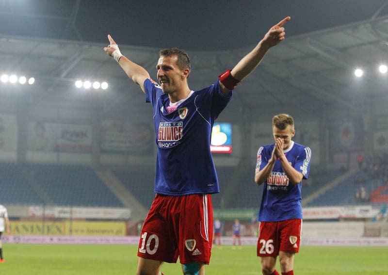 Football. T-Mobile Ekstraklasa. Piast Gliwice - GKS Belchatow. 19.05.2015