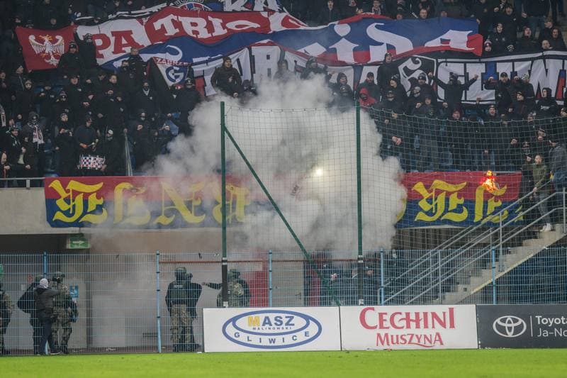 Football. PKO BP Ekstraklasa. Piast Gliwice - Gornik Zabrze. 26.02.2022