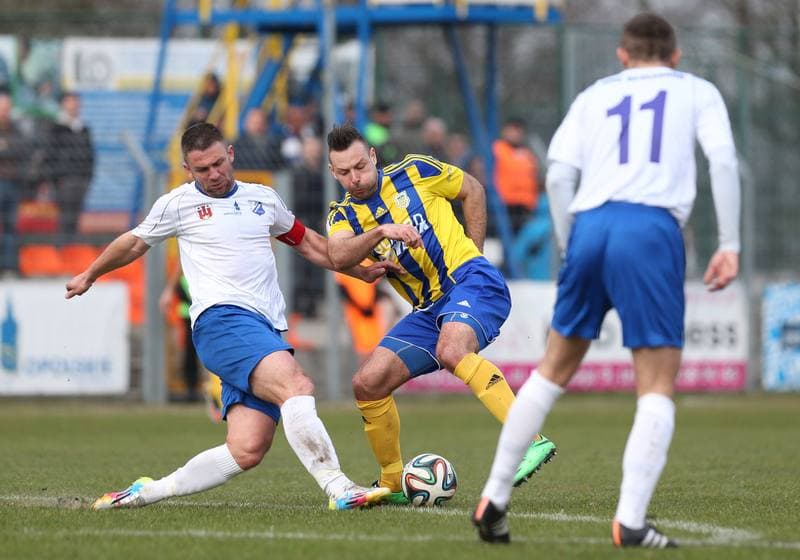 Football. I Liga. MKS Kluczbork - Arka Gdynia. 26.03.2016