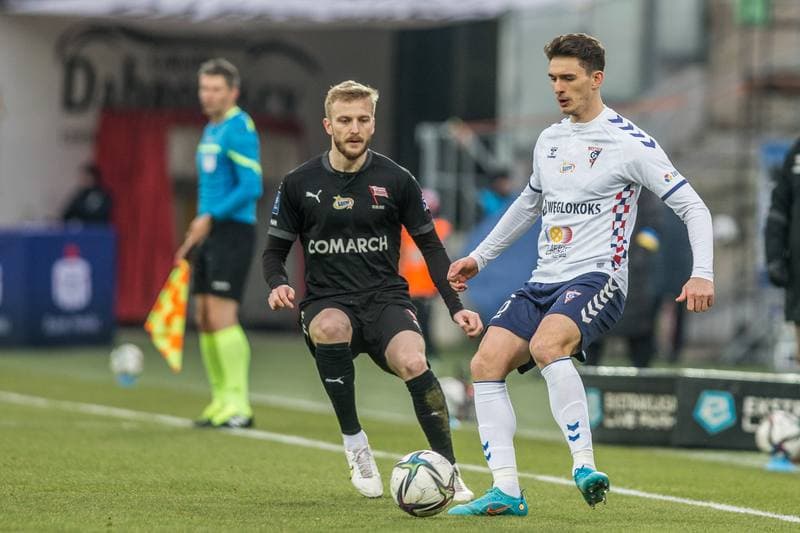 Football. PKO BP Ekstraklasa. Gornik Zabrze - Cracovia Krakow. 06.03.2022