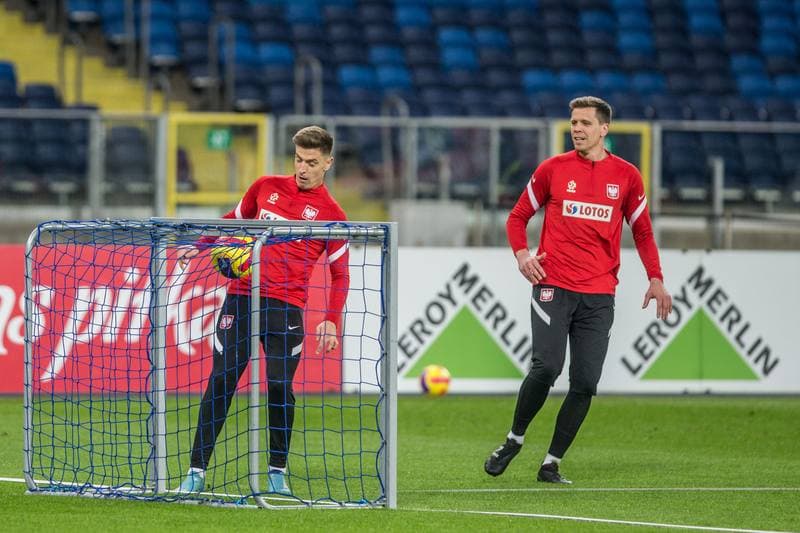 Football. Poland national team. Training. 21.03.2022