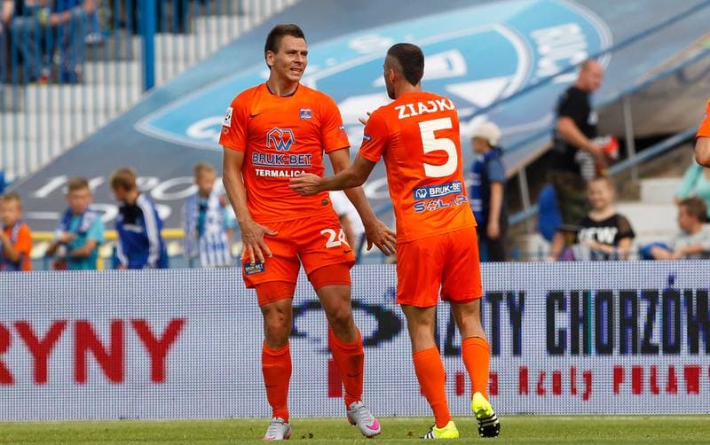 Football. PKO BP Ekstraklasa. Ruch Chorzow - Termalica Bruk-Bet Nieciecza. 22.08.2015