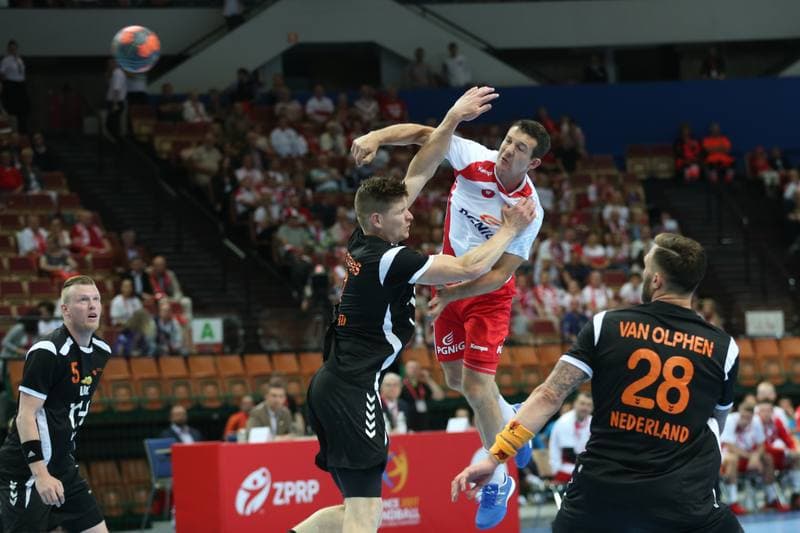 Handball. 2017 Men's World Championship Qualifiers. Poland - Netherlands. 11.06.2016