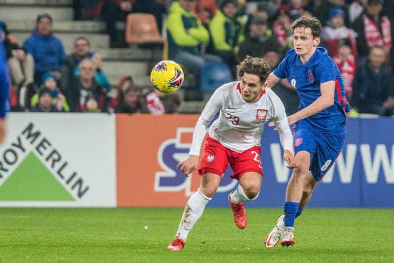 Football. UEFA Elite League. Poland - England. 25.03.2022