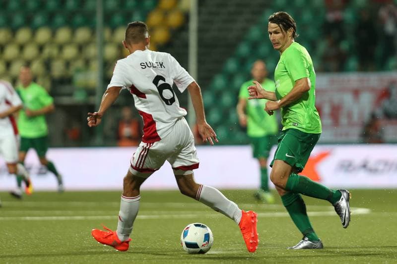 Football. Champions League. AS Trencin - Olimpija Ljubljana. 20.07.2016