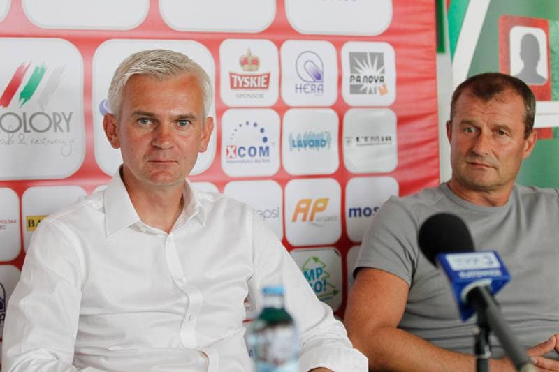 Football. Zaglebie Sosnowiec. Press Conference. 21.07.2016