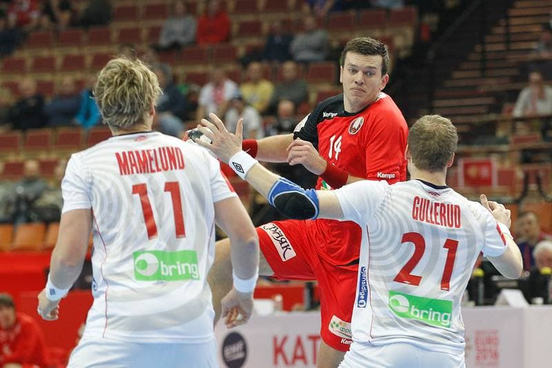 Handball. EHF Euro 2016. Belarus - Norway. 19.01.2016