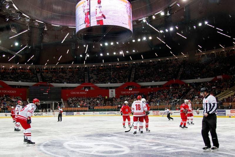 Ice Hockey. Friendly Match. Poland - Stars of PHL. 06.02.2016