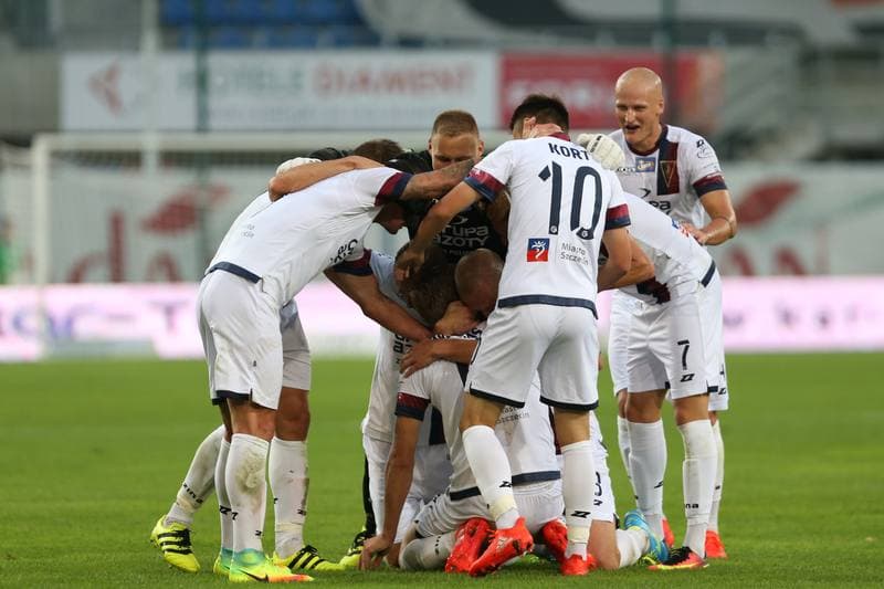 Football. Lotto Ekstraklasa. Piast Gliwice - Pogon Szczecin. 20.08.2016