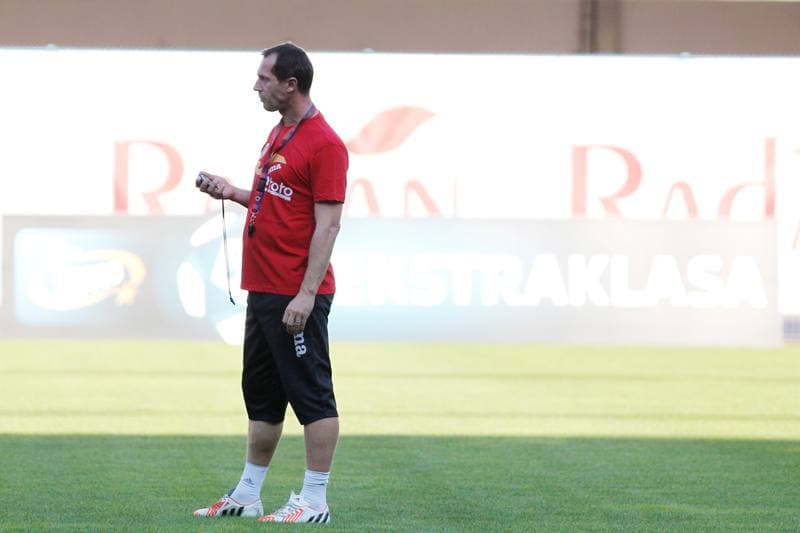 Football. Piast Gliwice. Training. 08.09.2016