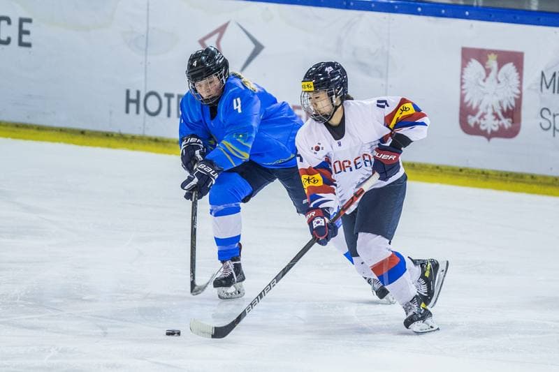 Ice Hockey. Women's World Championship Division 1B. Korea - Kazakhstan. 09.04.2022
