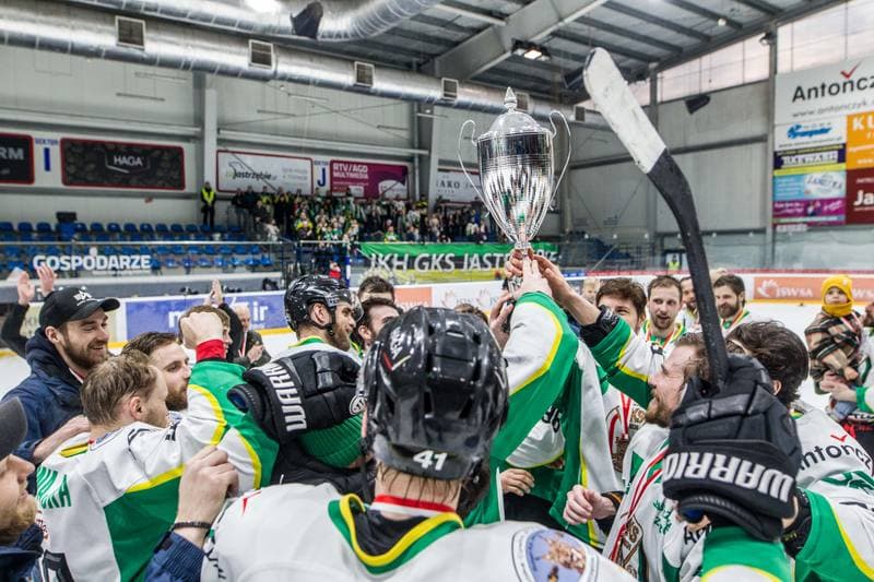 Ice Hockey. Polska Hokej Liga. JKH GKS Jastrzebie - GKS Tychy. 10.04.2022